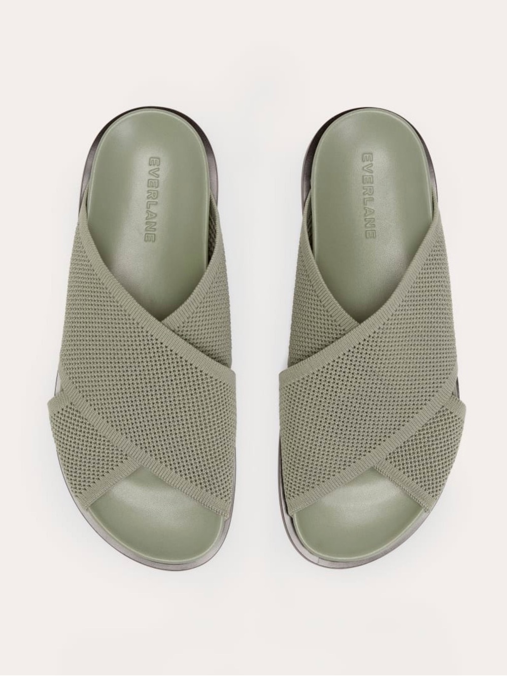 Everlane_ The ReKnit Form Crossover Sandal, Seagrass 8
